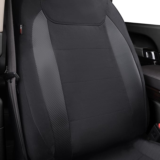 Flying Banner AquaShield Front car seat Covers Set Waterproof Water Resistant arm Rest Compatible Shoulder Seatbelt Compatibl