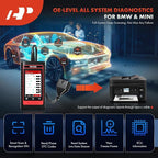 A-Premium 2025 PD100B for BMW/Mini Full System OBD2 Scanner Diagnostic Tool, Bi-Directional Code Read Scan Tool, Full Reset