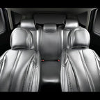 CAR PASS Ultra+ Nappa Leather Car Seat Covers Full Set Universal Cushioned, Soft Breathable Waterproof Anti-Slip Driver Seats