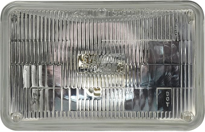 SYLVANIA - H4656 SilverStar Sealed Beam Headlight - High Performance Halogen Headlight Replacement (100x165), Brighter & Whit