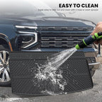 LASFIT Trunk Mat with Backrest Mat 2021-2026 for Chevrolet Chevy Tahoe/GMC Yukon (Only Yukon, Not Fit Yukon XL)/Cadillac Escalade (Only Escalade, Not Fit Escalade ESV), All Weather TPE Custom Fit
