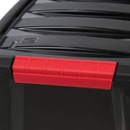 IRIS USA 13 QT Plastic Storage Box with Lid and Latches - 6 Pack - BPA-Free, Garage Organizing Solution, Durable Nestable Sta