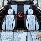 Coverado Auto Seat Covers, Car Seat Covers Full Set, Blue Car Seat Cover, Driver Seat Covers Front Seats Rear Seat Cover, Lux