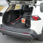 Floor Mats for Toyota RAV4 2019-2025, All Weather Floor Mats Trunk Cargo Liner with Backrest Protectors and Door Sill Guards Accessories, Full Coverage Set