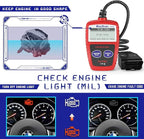 Autel OBD2 Scanner MS309 Universal Car Engine Fault Code Reader, Check Engine Light and Emission Monitor Status, OBDII CAN
