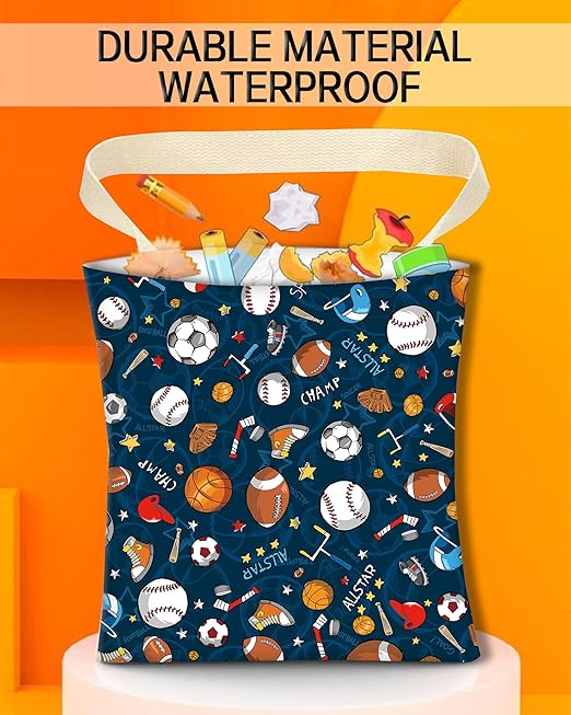 Car Trash Can, Durable Hanging Car Trash Garbage Bag, Cute Automotive Garbage Cans Organizer, Cute Blue Sport