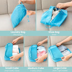 Cambond Compression Packing Cubes for Travel - Lightweight Expandable Travel Bags Luggage Organizers Travel Essentials Compre
