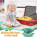 Paterr 14 Pcs Packing Cubes for Travel Kids Day of Week Compression Packing Bags Colorful Luggage Suitcase Organizers Bag for