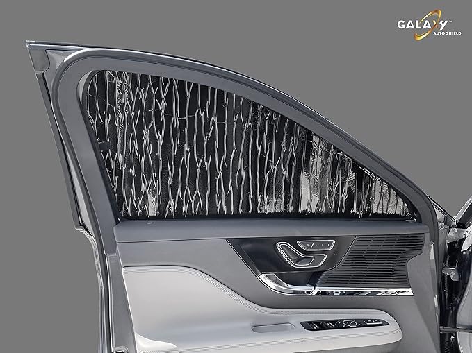GalaxyAutoShield Custom Fit Front Side Sunshades (2pcs) for 2020 2021 2022 2023 2024 2025 2026 Lincoln Corsair SUV, Insulated Privacy Accessories Blockout UV Reflector Protection - Made in USA