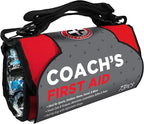 Be Smart Get Prepared 73-Piece Coach’s and Team Sports First Aid Kit in Roll up Bag: Clean, Treat, Protect Cuts, Scrapes. Hom