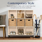 Best Choice Products 9-Cube Bookshelf, 3-Tier Wood Storage Bookcase W/Legs, 11in Shelf Opening, Cube Organizer, Living Room, 