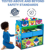 Baby Shark Design & Store 6 Bin Toy Storage Organizer by Delta Children