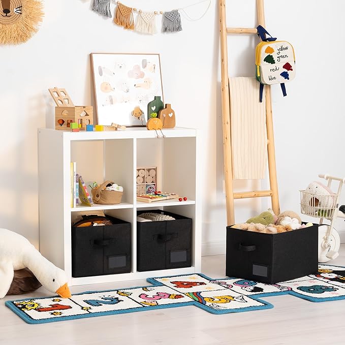 GRANNY SAYS Storage Baskets for Shelves, Fabric Storage Bins for Clothes, Closet Organization Bins, Collapsible Storage Bins 
