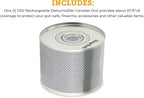SnapSafe Reusable Canister Dehumidifier, 75902 - Portable, Easy to Use Moisture Absorbers for Gun Safes & Cabinets - Prevent