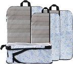U+U 4 Set Compression Packing Cubes - Ultralight Travel Organizers, Space-Saving Suitcase Organizer, Expandable Packing Cubes