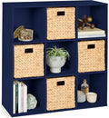 Best Choice Products Kids Bookcase 9-Cube Storage Organizer, 13.5in Shelf Opening, Bookshelf, Toy Storage, Customizable w/ 3 