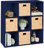 Best Choice Products Kids Bookcase 9-Cube Storage Organizer, 13.5in Shelf Opening, Bookshelf, Toy Storage, Customizable w/ 3 