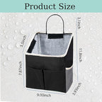 2pcs Wall Hanging Storage Bag,Wall Hanging Organizer Bags with Pockets, Wall Organizer Storage for Dormitory Bathroom Bedroom