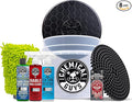 Chemical Guys 8-Piece Arsenal Builder Car Wash Kit - Includes Bucket, Dirt Trap, Lid, Wash Mitt, Air Fresheners & (3) 16 oz C