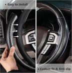Steering Wheel Cover for Ford F150 2015-2020/ F250 2017-2022/ F350 2017-2022/ F450 2017-2022/ F550 2017-2022/ Ford Expedition 2018-2021 Steering Wheel Protector for Ford Steering Wheel Accessories