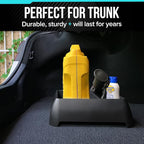 Heavy Duty Storage Organizer for Vehicle Trunk, Garage, Under Sink Organizer, Recycled Plastic, Made in USA (Black)