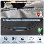 Windshield Sun Shade for 2016-2025 2026 Honda Pilot Accessories Thicken 6-Layer Foldable Front Window Sunshade Cover Sun Visor Protector Block UV Rays Keep Vehicle Cool