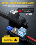 Jump Starter: 7000A Portable Car Battery-Jumper for All Gas or up to 12L Diesel, 3 in 1 Multi-Function 12V Auto Battery