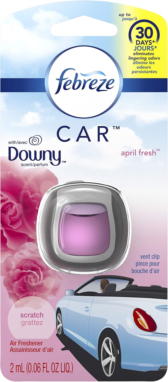Febreze Car Vent Clip with Downy April Fresh Scent