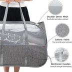 Collapsible Laundry Baskets with Easy Carry Handles, 95L Clothes Hamper for Storage, Foldable Laundry Basket Tear-proof, Larg