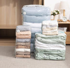 Vacuum Storage Bags for Clothing - NeatNest 6 Pack Large Cube/Box-Shaped Compression Bags for Comforters, Blankets, Bedding &