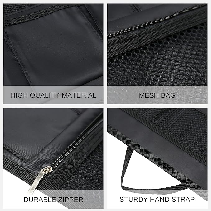 Surblue Backpack Organizer Insert Liner Hanging Travel Rucksack and Handbag Insert Pocket, High-capacity Divider Foldable Nyl