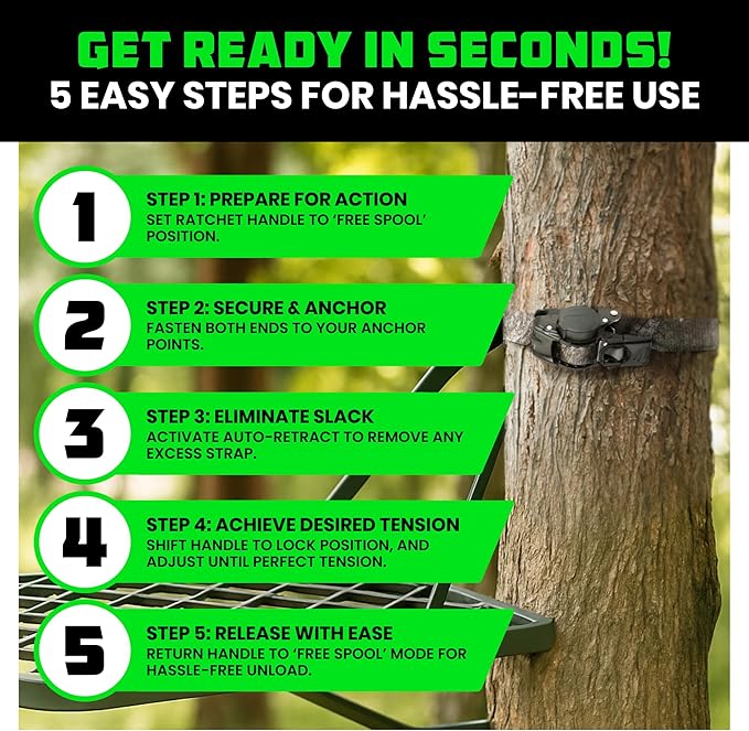 Rhino USA x Realtree Retractable Ratchet Straps (4PK) 1"x 9' (1,209lb Break Strength)- Heavy Duty Auto Self Retracting Tie Down Straps for Truck, Cargo Trailer, Motorcycle, ATV, UTV- Realtree APX Camo