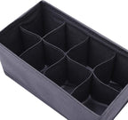 DIOMMELL 6 Pack Foldable Cloth Storage Box Closet Dresser Drawer Organizer Fabric Baskets Bins Containers Divider for Clothes