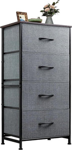WLIVE Dresser with 4 Drawers, Storage Tower, Organizer Unit, Fabric Dresser for Bedroom, Hallway, Entryway, Closets, Sturdy S