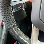 MEWANT DIY Stitching Steering Wheel Cover Wrap for Tesla Model 3 Highland 2023-2025/Model Y 2025 Highland for Tesla Model 3/Model Y Accessories(3D Style)