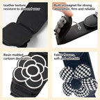 Car Sunglasses Holder Eyeglass Clip with Sun Visor Storage for Cards Magnetic Eyewear Clamp Car Decor