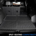 Floor Mats & Cargo Mat & Backrest Mat for 2018-2024 Chevy Equinox/GMC Terrain, All Weather TPE Car Floor Liners Trunk Mat Accessories for Chevrolet Equinox