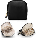 VLANDO Small Jewelry Travel Case,Travel Essentials for Women,Jewelry Pouch Bags with Zipper,Velvet Jewelry Organizer Storage 