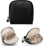VLANDO Small Jewelry Travel Case,Travel Essentials for Women,Jewelry Pouch Bags with Zipper,Velvet Jewelry Organizer Storage 