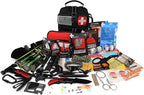 Survival First Aid Kit, 190 Pcs Survival Gear and Medical Supplies, Military IFAK EMT Molle Tactical Pouch for Outdoor, Campi
