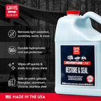 Griot's Garage Adventure Line Restore and Seal, Auto Detailing and Polishing for RVs, Campers, Boats, ATVs, Motorcycles, Works on Paint, Chrome, Steel and More, 10888, One Gallon
