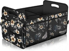 Femuar Car Trunk Organizer,Car Storage Organizer with 72L Large Capacity Waterproof Collapsible and 11 Pockets,Trunk Organizer for Car