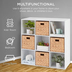 Best Choice Products 9-Cube Storage Organizer, 11in Shelf Opening, Bookcase, Display Shelf, Customizable w/ 3 Removable Back 