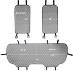 FH Group Car Seat Cushion Rear Set Faux Leather Automotive Seat Cushions - Universal Fit, Rear Car Seat Cushion, Car Seat Cus