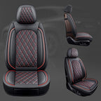 MIROZO Front Seat Covers,2PCS Car Seat Covers Red Waterproof Seat Protector Automotive Vehicle Cushion Cover Universal Fit fo