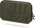 Car Sun Visor Organizer, Tactical Sunvisor Organizers Storage Covers for Trucks, Molle Panel with Pockets Zipper Visor Storage Pouch Accessories, Fits Most Vehicles, SUVs & Jeeps (RG)