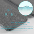 NiuYichee 2 Pcs Water Absorbing Stone Trays, Kitchen/Bathroom Sink Soap Dish, Diatomite Tray Used for Hand Soap & Cosmetic Bo