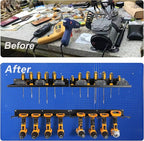 UU-Major Power Tool Organizer with Charging Station,Drill Holder Wall Mount,Garage Storage Shelves for Organization and Stora
