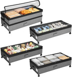 Kitstorack 4 Pack Height-adjustable Under Bed Storage with Wheels, Under Bed Storage Containers,Under Bed Shoe Storage Organi