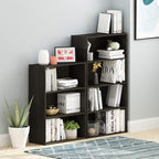 Furinno PASIR Book Shelf, 4-Tier Bookshelf, Bookcase with Open Shelf, 9.4 x 23.6 x 41.7, for Living Room, Bedroom, Home Offic